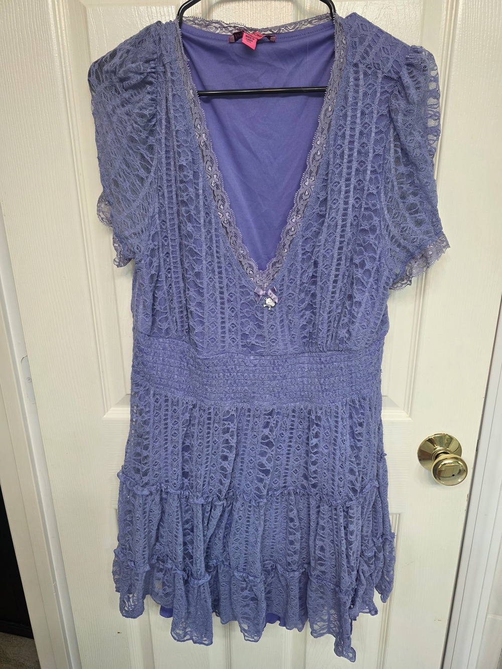 Betsey Johnson Lavender Lace Dress